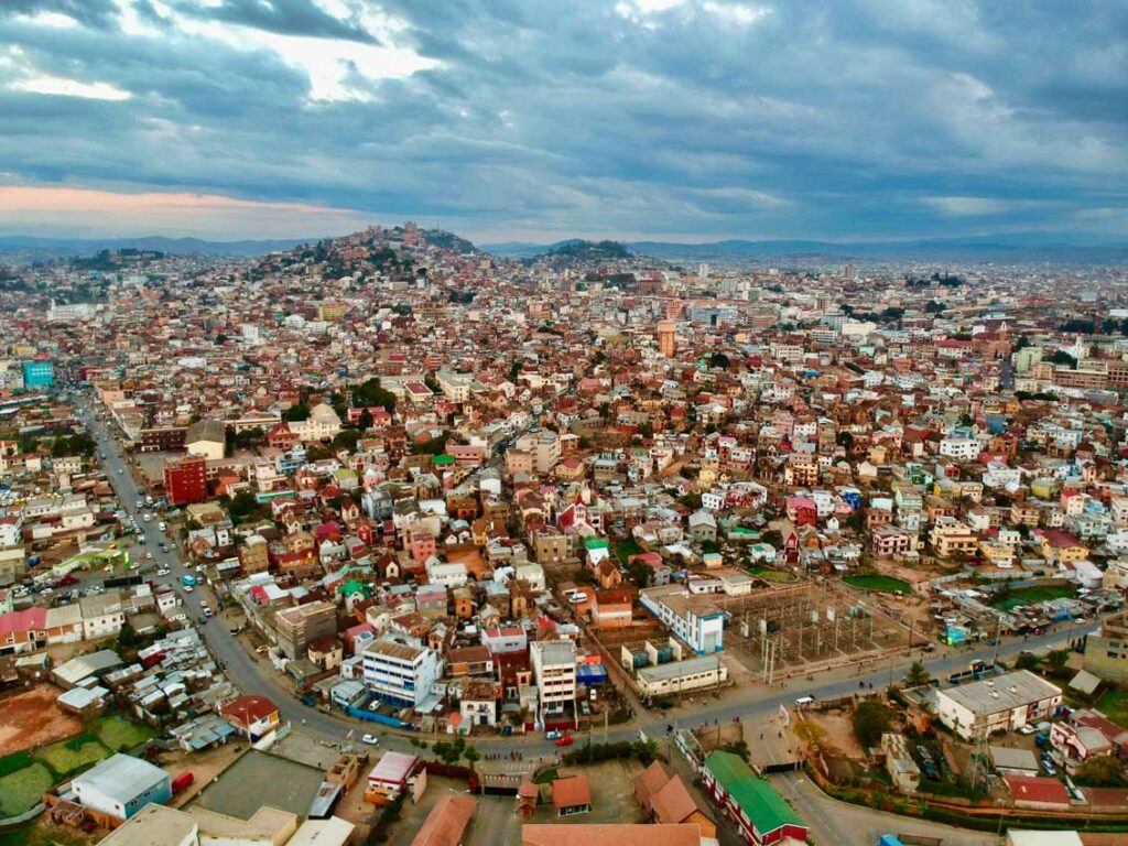 Antananarivo Madagascar - Vue aerienne